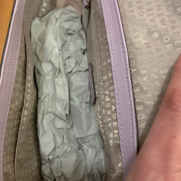 Authentic Kate Spade lizard embossed leather Crosb - Picture 6 of 8